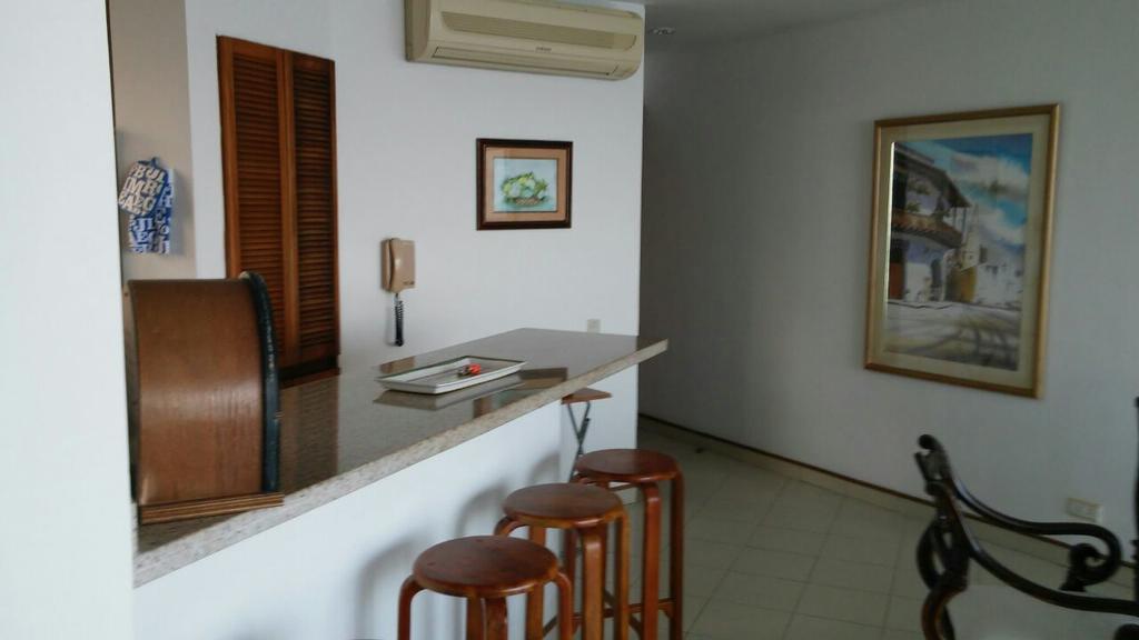 Apto En Cartagena Ed Puerto Azul Vista Al Mar Appartamento Esterno foto