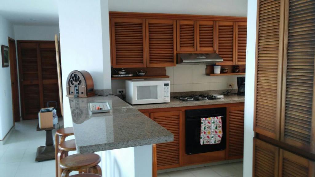 Apto En Cartagena Ed Puerto Azul Vista Al Mar Appartamento Esterno foto