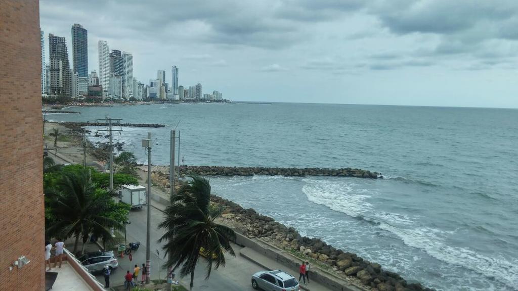 Apto En Cartagena Ed Puerto Azul Vista Al Mar Appartamento Esterno foto